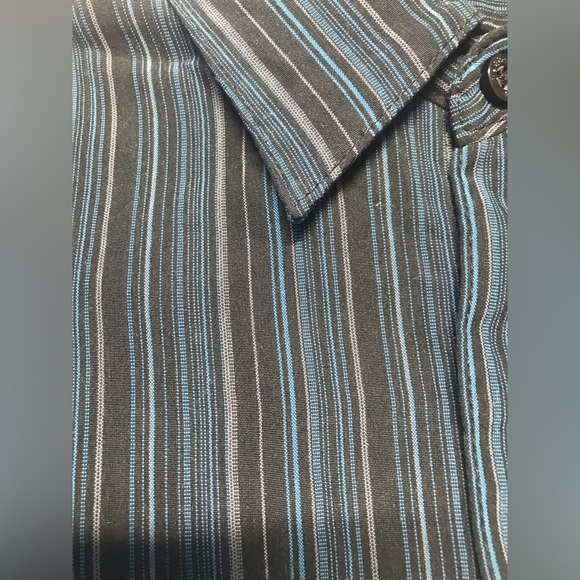 2 pcs MENS  HAGGAR & AXIST long-sleeved dress shirt used very good condition - Picture 7 of 14